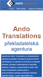 Mobile Screenshot of ando.cz